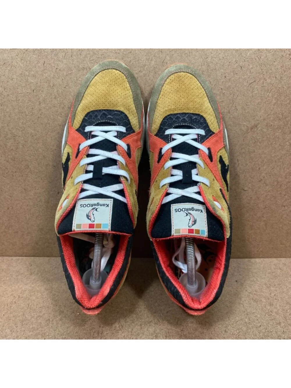 KangaROOS Runaway Rainbow Trout Limited Edition Sneakers Handcrafted Mens SZ11.5